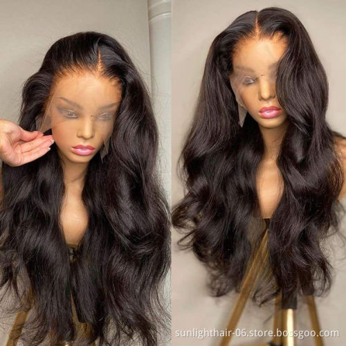 Africaine body wave femme Sans colle perruque 4x4closure meche cheveux humain tissage bresilien dentelle perruque cheveux humain
